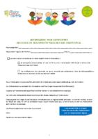 Autorisation crèche médicaments